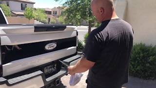 How to remove and install a Ford Tailgate Emblem