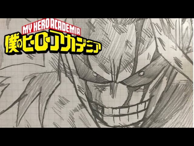 ヒロアカパラパラ漫画 オールマイトのかっこいいシーンをパラパラ漫画で描いてみた My Hero Academia Flip Book 神作画 United State Of Smash Youtube