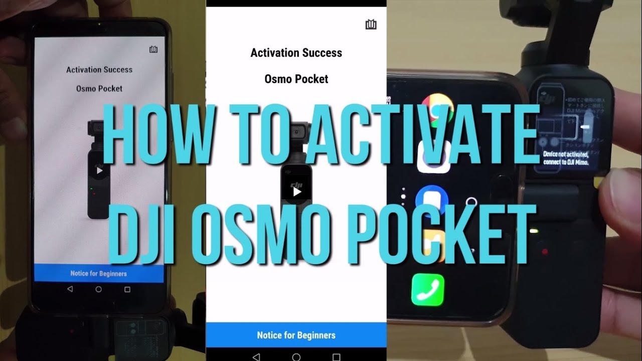 how-to-activate-dji-osmo-pocket-actual-activation-youtube