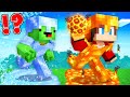 FIRE ARMROR Speedrunner vs ICE ARMOR Hunter : JJ vs Mikey in Minecraft Maizen!