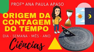 ORIGEM DA CONTAGEM DO TEMPO (DIA, SEMANA, MÊS, ANO)