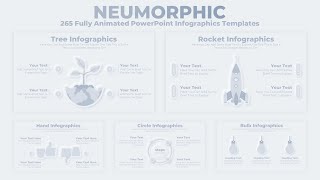 Animated Neumorphic PowerPoint Presentation Bundle