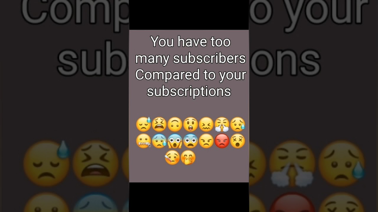 You have too many subscriptions compared to your number of subscribers ...