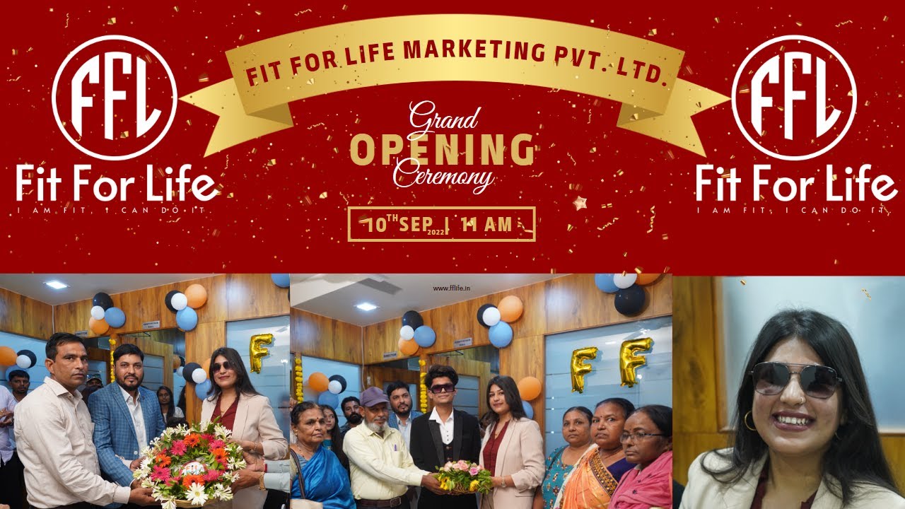 FIT FOR LIFE MARKETING PVT. LTD. GRAND OPENING CEREMONY TEASER 10 09