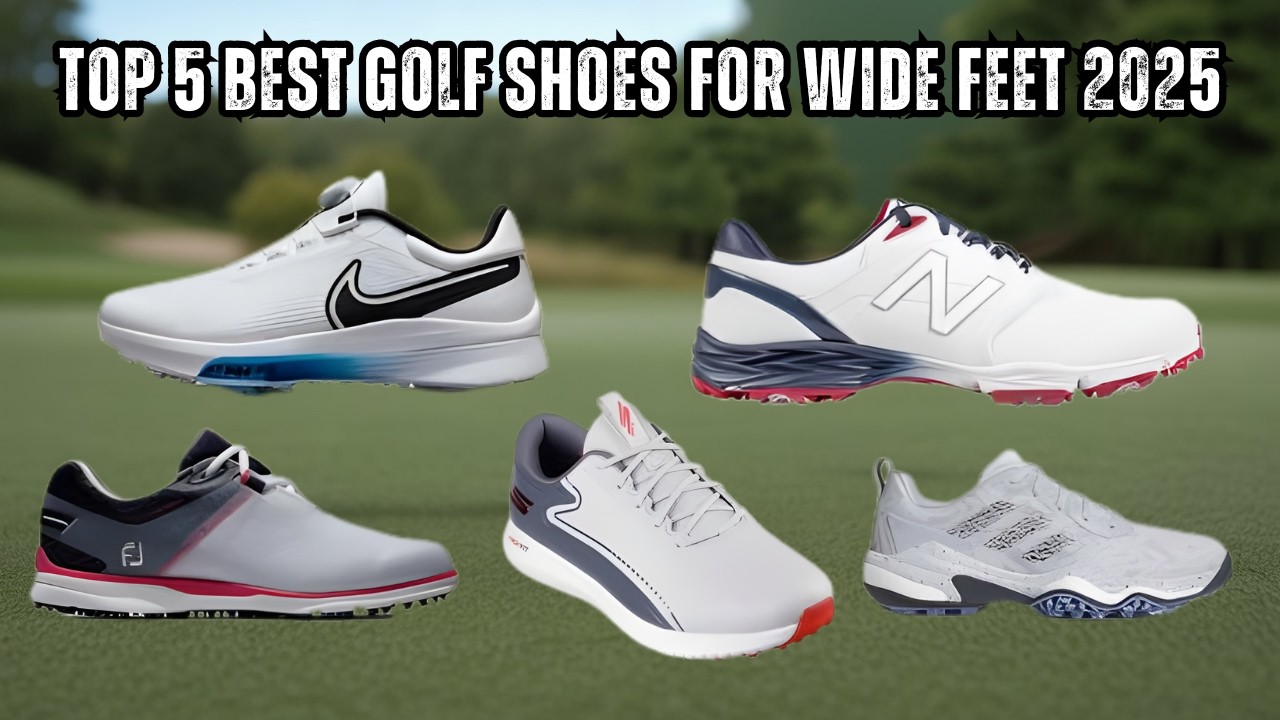 Топ-5 лучших гольф-туфель для широкой стопы 2025 года (не покупайте, не посмотрев видео!)