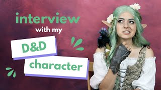 An interview with my D&D character, Aisling