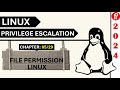 Linux privilege escalation 2024  c 529  linux file permissions  pentesthint