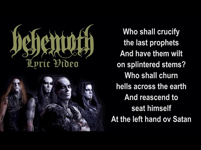 Behemoth - Messe Noire (LYRICS / LYRIC VIDEO) class=