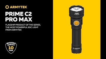 Armytek Prime C2 Pro Max — Prime series flagship product, powerful long-throw light for every day