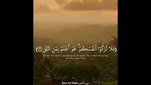 اسلام صبحي - سورة النجم “ إِنَّ رَبَّكَ وَاسِعُ الْمَغْفِرَةِ ۚ هُوَ أَعْلَمُ بِكُمْ "