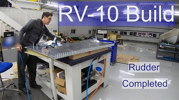 RV-10 Rudder Completed