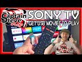 How To Get USB Videos To Play On Sony Smart TV Captain Steve VLOG Guide - English Easy Fix - Media image