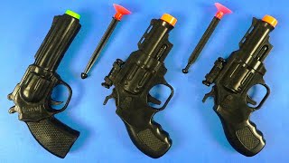 Sian 3 Black Small Toy Pistol from My massive Gun Collection!Plastic Bullets & Many Colorful Bowling screenshot 5