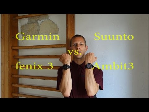 Suunto Ambit3 vs Garmin fenix 3