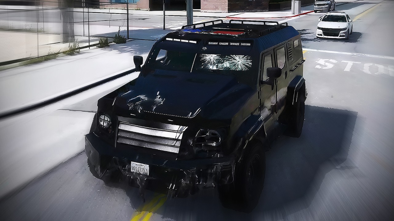 CG Yoinks зажигает пуленепробиваемую машину Кармайна и провоцирует хаотичную полицейскую погоню |...