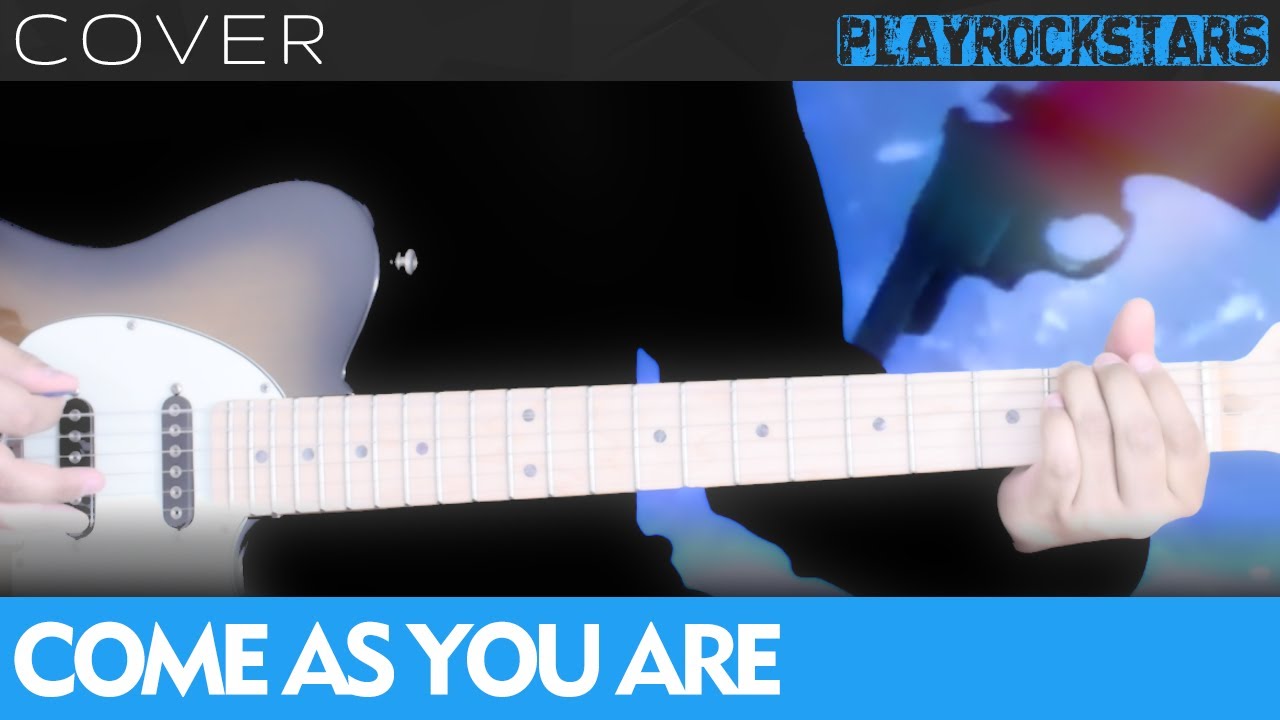 como tocar COME AS YOU ARE en guitarra NIRVANA ⭐️ COVER / ACORDES