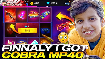 I GOT NEW COBRA MP40 😍│ FREE FIRE MAX 🔥