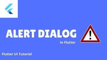 How to create Alert Dialog in Flutter | Flutter UI tutorial | Raj Jani