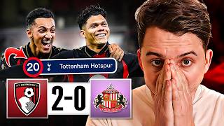 TOTTENHAM BOTTOM OF THE LEAGUE!! Bournemouth DESTROY Sunderland!!