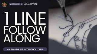 Thinking One Line  Follow Along Tattoo FREE