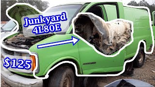 $125 Junkyard 4L80E pull - Tips to get a cheap transmission for a 600 HP turbo LS build.