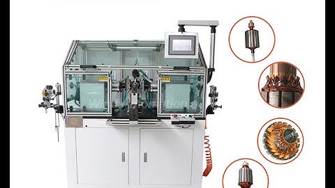 Slotted type commutator armature automatic winding machine WIND ST TD2B Shanghai Wind Automation