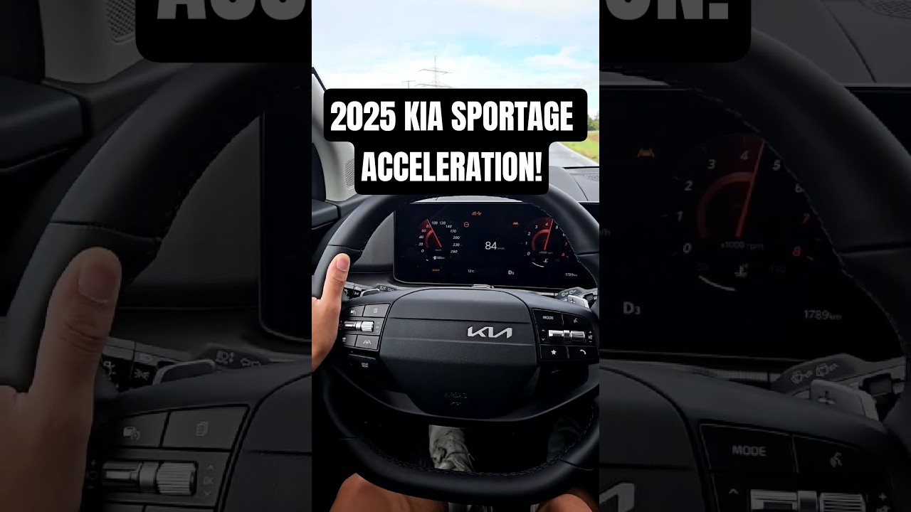 2025 KIA SPORTAGE 1.6 T-GDI 2WD (150 PS) ACCELERATION 