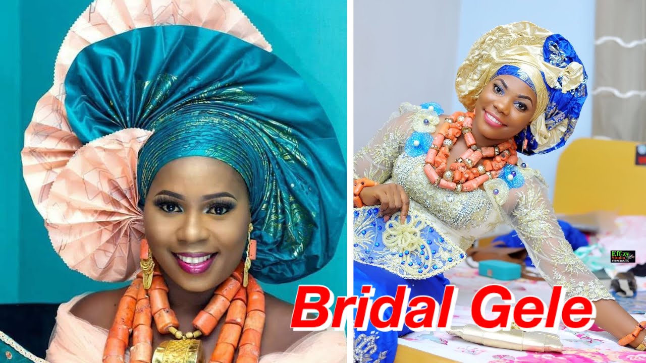 Download How to tie Two Gele sego Jubilee Bridal Gele for NigerDelta style|| Double Gele Tutorial #Ivonmelda