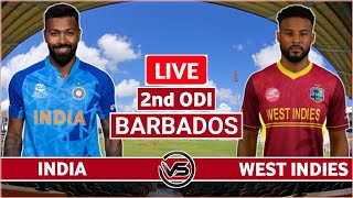 India vs West Indies 2nd ODI Live Scores | IND vs WI 2nd ODI Live Scores & Commentary | 2nd Innings