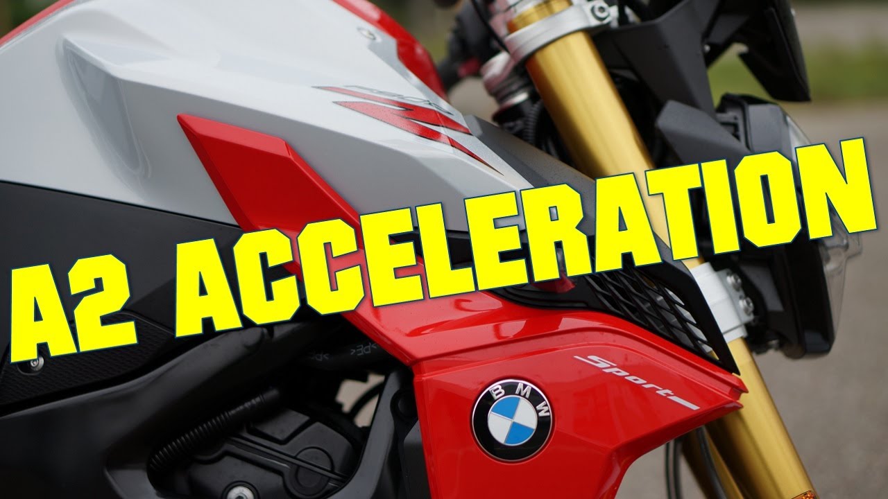 2020 BMW F900R A2 35kW Acceleration - YouTube