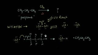 Chlorination of Propane | Free Radical Reactions | Chemistry | Khan Academy