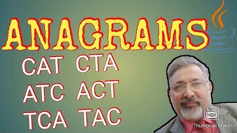 Anagrams | Possible Combination | ISC COMPUTER PRACTICAL 2095 | class 12 | Recursion