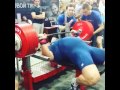 335kg 737lbs WR RAW Bench Press Kirill Sarychev mp3