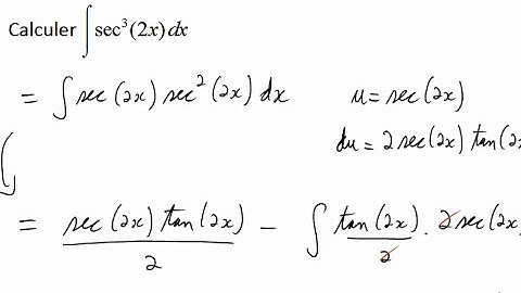 Intégration de fonctions trigonométriques 3