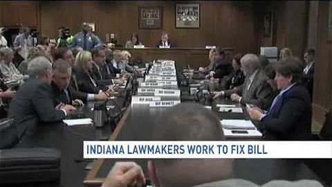 Indiana lawmakers work to fix religious-objections bill