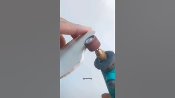 Sandpaper Ring for Finishing #minig #minigrinder #carving #diy