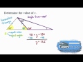 Interior Angles Of An Isosceles Triangle to Find an Unknown Angle | Geometric Relationships