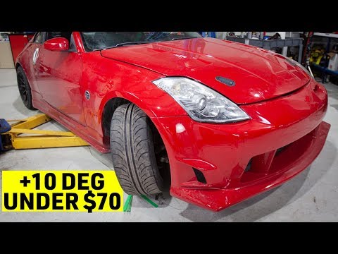 Nissan 350Z How To Cheap & Easy Steering Angle Mod