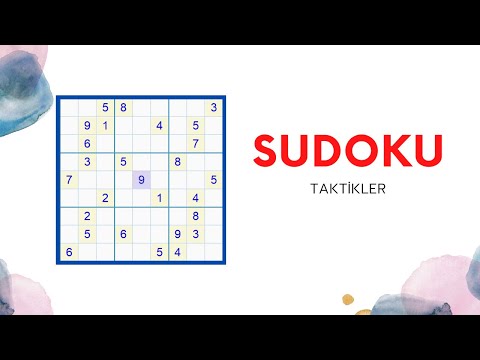 Zeka Oyunları-Sudoku-Hızlı Çözme Taktikleri