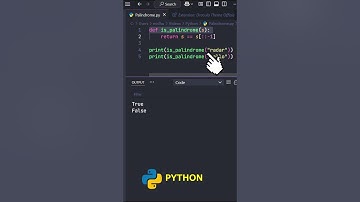 Check If a Word is a Palindrome in Python Using One Line! 🚀