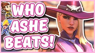 Overwatch - ASHE COUNTER LIST (Who to Play Ashe Against!)
