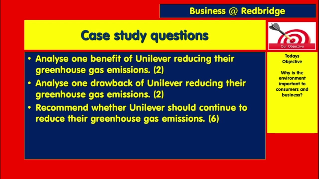 unilever case study questions
