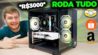 PC GAMER BARATO (R$3000) PARA RODAR TUDO EM 2026! (MONTAG...