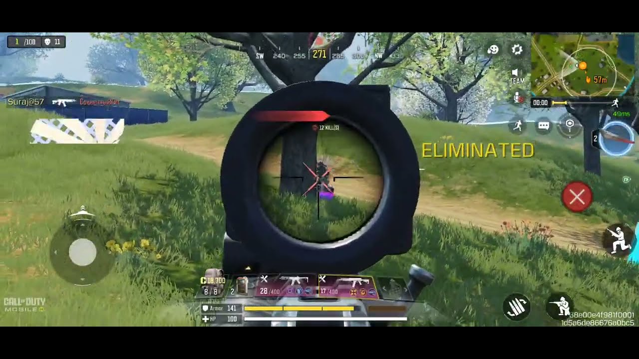 M4 + AK Domination 💥 12 Kills | Blackout BR | COD Mobile Intense Ending