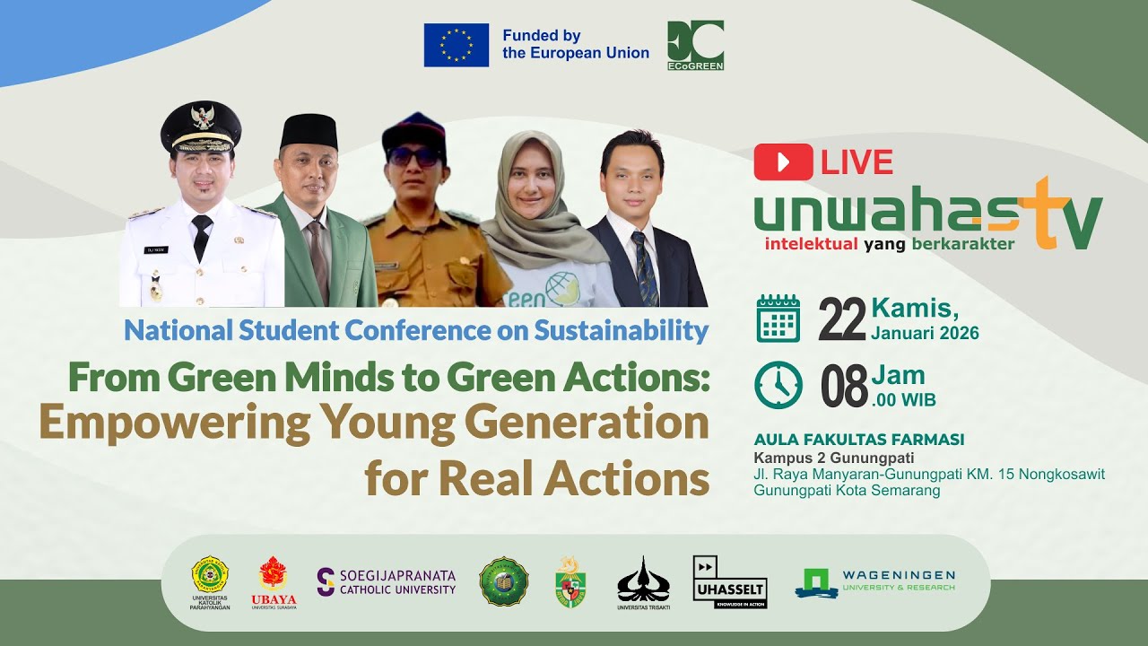 🔴 LIVE Opening National Student Conference on Sustainability