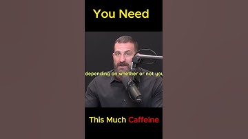 NEUROSCIENTIST:You Need This Much Caffeine per day-Dr Andrew Huberman #shorts #huberman #coffeelover