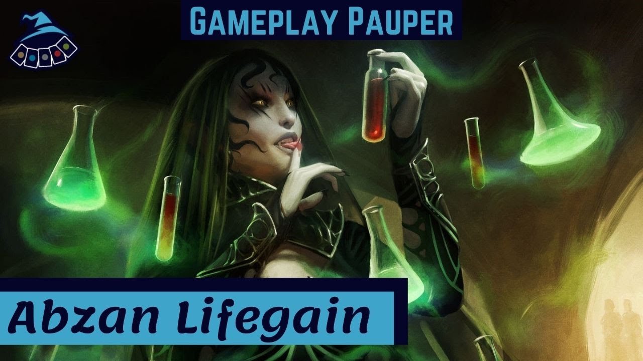 GAMEPLAY PAUPER Abzan Lifegain YouTube