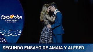 **SEGUNDO ENSAYO** DE AMAIA Y ALFRED | Eurovisión 2018