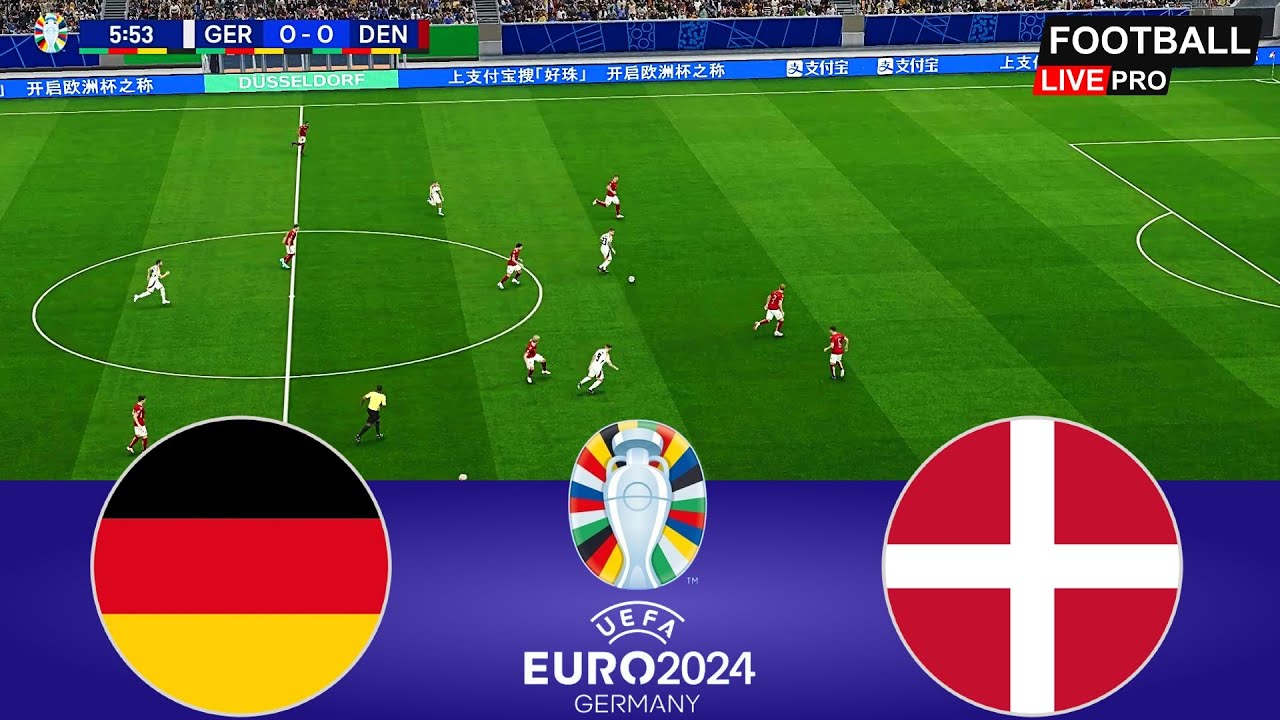 Germany vs Denmark - UEFA EURO 2024 | Full Match All Goals - eFootball ...