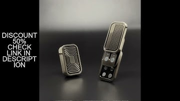 Triple Push Slider Magnetic Fidget Slider,Camera Shaped ADHD Push Slider Toy Metal Press Click Anxie